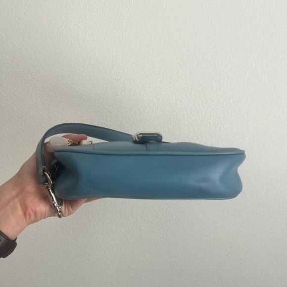 Rare Color Light Blue Coach Hamptons Shoulder Bag - Picture 7 of 8